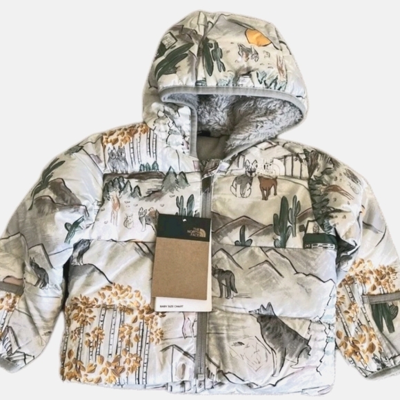 The North Face Other - The North Face WOLF CACTUS Baby Down Puffer Jacket 600 Fill Hooded DWR NWT